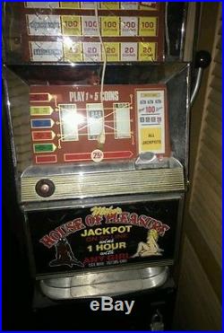 Antique Slot Machine from real Vegas Brothel Perfect Man Cave Piece