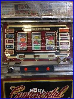 Antique Slot machine, Continental Reel, lights and sounds BRAND NEW