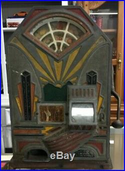 Antique Super Rare 1932 Little Duke 1 Cent Slot Machine Complete Ntbs