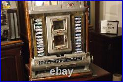 Antique Victoria 5 cent O. D. Jennings Model B DBL Mint Vendor DBL Jackpot 1931