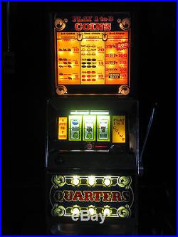 Antique Vintage Bally's Slot Machine' Buy A Pay 25 Cent Clean And In Nice Shape