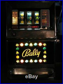Antique Vintage Bally's Slot Machine' Model 742-a Clean' Nice Shape