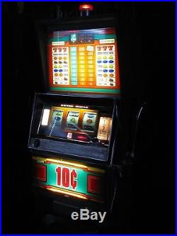 Antique Vintage Bally's Slot Machine' (model 1090) Clean And In Nice Shape