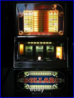 Antique Vintage Bally's Slot Machine' (model 1096 Dollar) Clean' Nice Shape