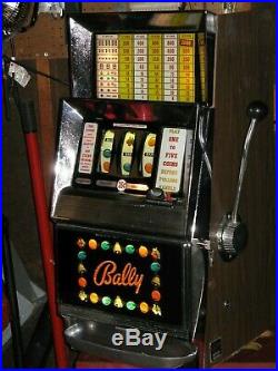 Antique Vintage Bally's Slot Machine' (model 809-b 1968) Clean' Nice Shape