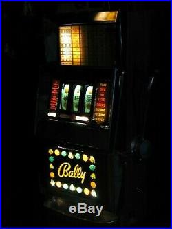 Antique Vintage Bally's Slot Machine' (model 809-b 1968) Clean' Nice Shape