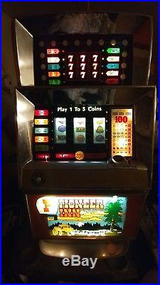 Antique Vintage Bally's Slot Machine' (model 873) Beautiful Shape