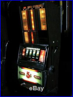 Antique Vintage Bally's Slot Machine' (model 891) Clean And In Nice Shape