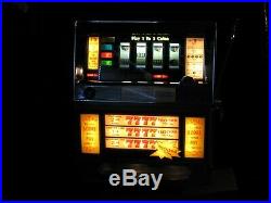 Antique Vintage Bally's Slot Machine' (model 989 Rare Low Boy) Beautiful Shape