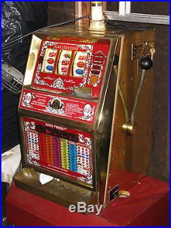 Antique Vintage Jennings Slot Machine J 400 Needs Work