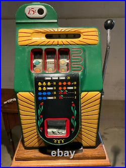 Antique Vintage Mills 25 Cent Slot Machine Coin-op