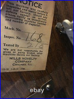 Antique Vintage Mills War Eagle Slot Machine Coin