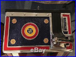 Antique Watling 25 Cent Twin Jackpot Blue Seal Slot Machine