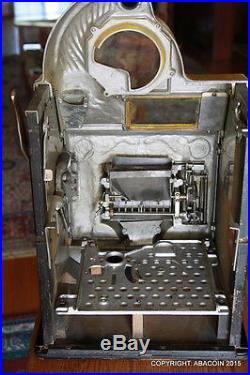 Antique Watling 50c Rol-A-Top Slot Machine Survivor Vintage Casino Gambling