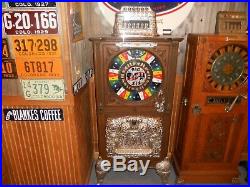 Antique Watling Big 6 Upright Slot Machine