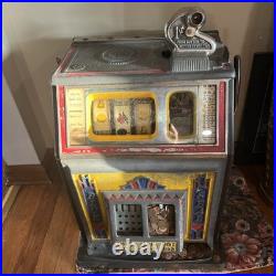 Antique Watling Blue Seal Slot Machine 1 Cent (READ DESCRIPTION)