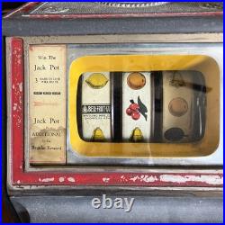Antique Watling Blue Seal Slot Machine 1 Cent (READ DESCRIPTION)
