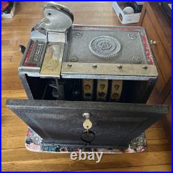 Antique Watling Blue Seal Slot Machine 1 Cent (READ DESCRIPTION)