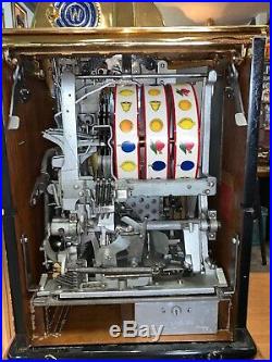 Antique Watling Rol-A-Top 5c Cent Slot Machine Birds Of Paradise. Very Rare