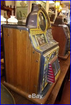 Antique Watling Rol-A-Top Coin Front 10c Slot Machine