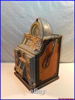 Antique Watling Rol A Top Gold Award Twin Jackpot Mint Vendor Slot Machine 5c
