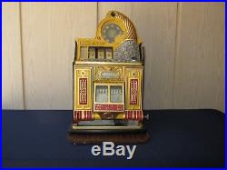 Antique Watling Slot Machine Gold Award & Vendor Front