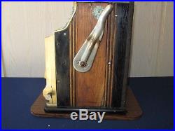 Antique Watling Slot Machine Gold Award & Vendor Front