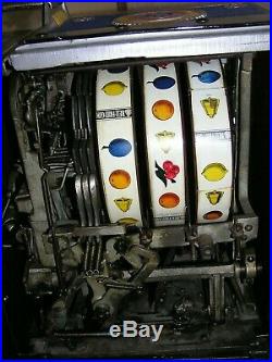 Antique Watling Torch Front nickel slot machine, Mills, Pace, Game Room