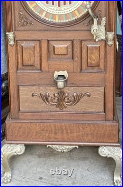 Antique Watling Upright Slot Machine Circa 1907 5 cent Victorian Coin Op