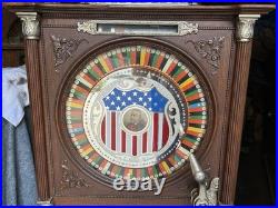 Antique Watling Upright Slot Machine Circa 1907 5 cent Victorian Coin Op