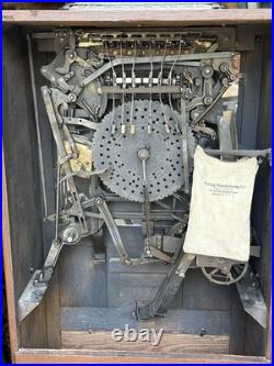 Antique Watling Upright Slot Machine Circa 1907 5 cent Victorian Coin Op
