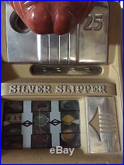 Antique native american indian slot machine made for the silver slipper