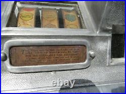 Antique slot machine quality Mint 1930's era 5 cent