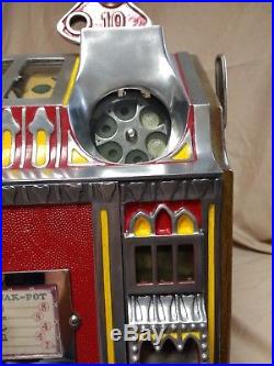 Antique slot machine, vintage slot machine, pace slot machine, pace bantam