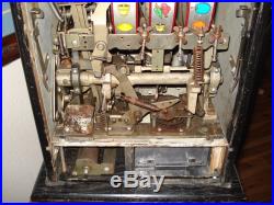 Antique vintage Mills Extraordinary Art Deco 25 cent slot machine