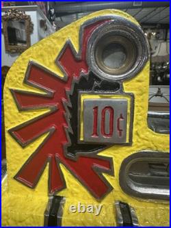 Antique vintage slot machine mills war eagle art deco 10 cent 1930s