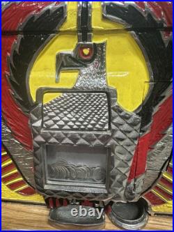 Antique vintage slot machine mills war eagle art deco 10 cent 1930s