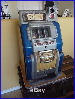 Aristocrat Ainsworth Clubmaster Antique Vintage 1956 Casino 1 Cent Slot Machine