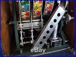 Aristocrat Ainsworth Clubmaster Antique Vintage 1956 Casino 1 Cent Slot Machine