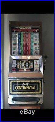 Authentic 1969 Bally Continental Slot Machine