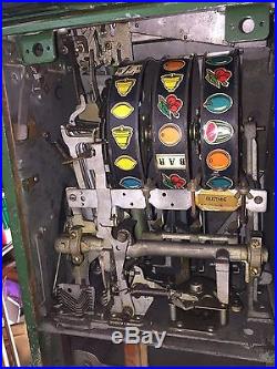 Authentic Rare MILLS STANDING COWBOY SLOT MACHINE 50 Cent Mills Slot Machine