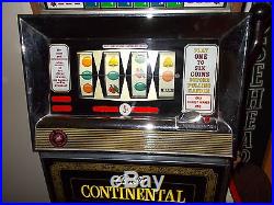 Bally 5 Cent Contential Slot Machine