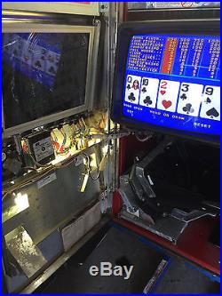 BALLY VIDEO POKER V5500 HIGH FIVES COINS ONLY PLAY TO 1 TO 5 COINS