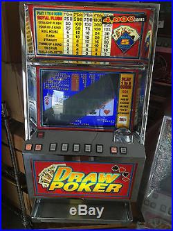 Bally Video Poker V5500 Jacks Or Better Coins Only Play To 1 To 5 Coins