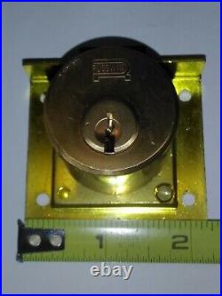 BIG Upright Mills, Caille, Watling Slot Machine Lock & key ORIGINAL HEAVY BRASS