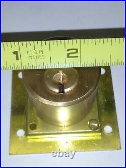 BIG Upright Mills, Caille, Watling Slot Machine Lock & key ORIGINAL HEAVY BRASS