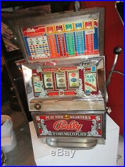 Bally 1980 Slot Machine 1209 E, Project Game, Non Working, Complete