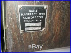 Bally 1980 Slot Machine 1209 E, Project Game, Non Working, Complete