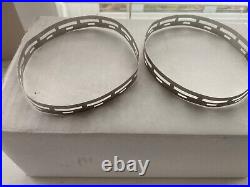 Bally Double Bell Esculator Bands Stainless Steel