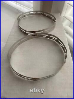 Bally Double Bell Esculator Bands Stainless Steel